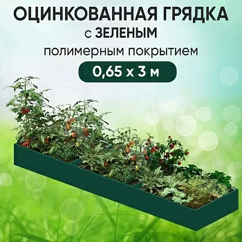 Грядка зеленая (0,65 х 3)